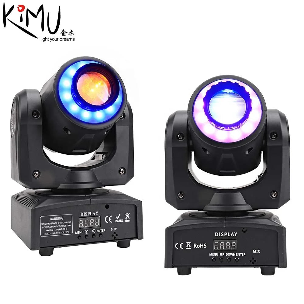 30W Dj Disco Party LED Stage Lights Move Head Light with DMX Control for Spot Stage Effects