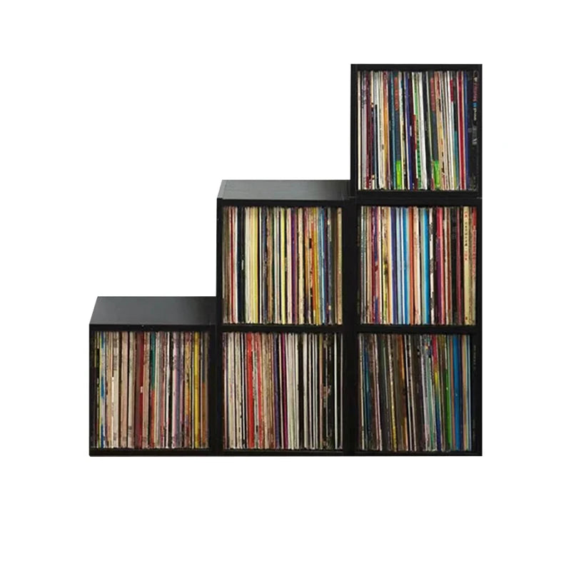 Modern All-Solid Wood Vinyl Record Storage Cabinet for Home or Hotel Use in Bedroom or Home Office MegaBDM