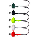 2.8G 3.5G 4.6G HENGJIA 7G Flat Mushroom Jig Hook Assist Hook Jigging Fishing Lures Lead Head Fishing Jigs Hooks