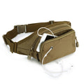 2025 OEM Logo Men and Women's Waterproof Travel Running Hip Pouch Polyester Waist Bag Fanny Pack Mini Belt Zipper Closure