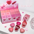 Wholesale Lip Gloss Powder Blusher Cheeks Bottle Customized Dual-use Powder Blusher  Custom logo