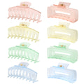 New Hot Sell Jelly Color Hair Claw Fashion 11 cm 10.5 cm Matte Hair Clip Claw