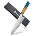Kitchen Damast Gyuto 8 Inch Professional German Damascus VG10 Chef Knife With Octagon Handle