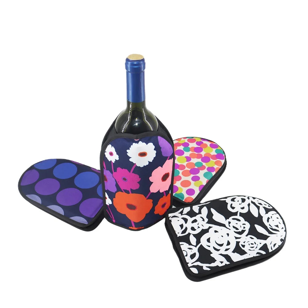 Best Selling Products Printing Wine Cooler Sleeve Ice Pack Wine Bottle Cooler