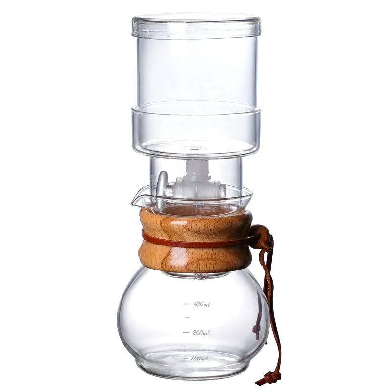 Manufactures Hot Custom logo Plastic Tritan BPA Free High Borosilicate Glass Camping Portable Iced Cold Brew Coffee Maker