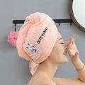Quicke Dry Microfiber Hair Towel for Ladies Hair Towel Wrap Absorbent Fast Drying Women Hair Turban Towel