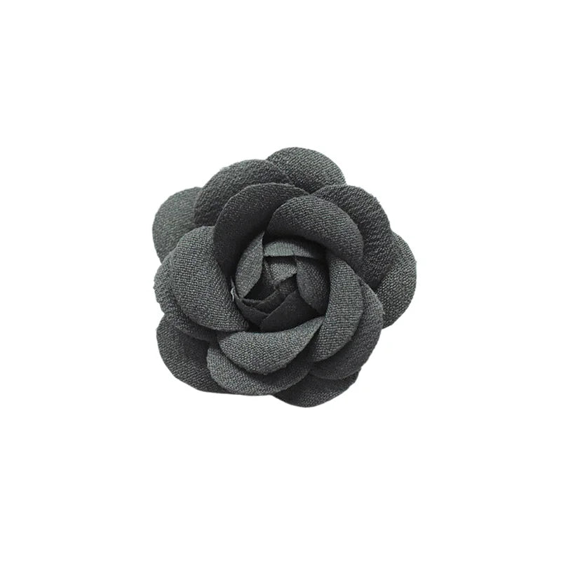 3.5 cm Small Size Camellia Accessories Handmade DIY Hair Ring Corsage Clothing Shoes Hat Accessories Fabric Flower Manufacturer