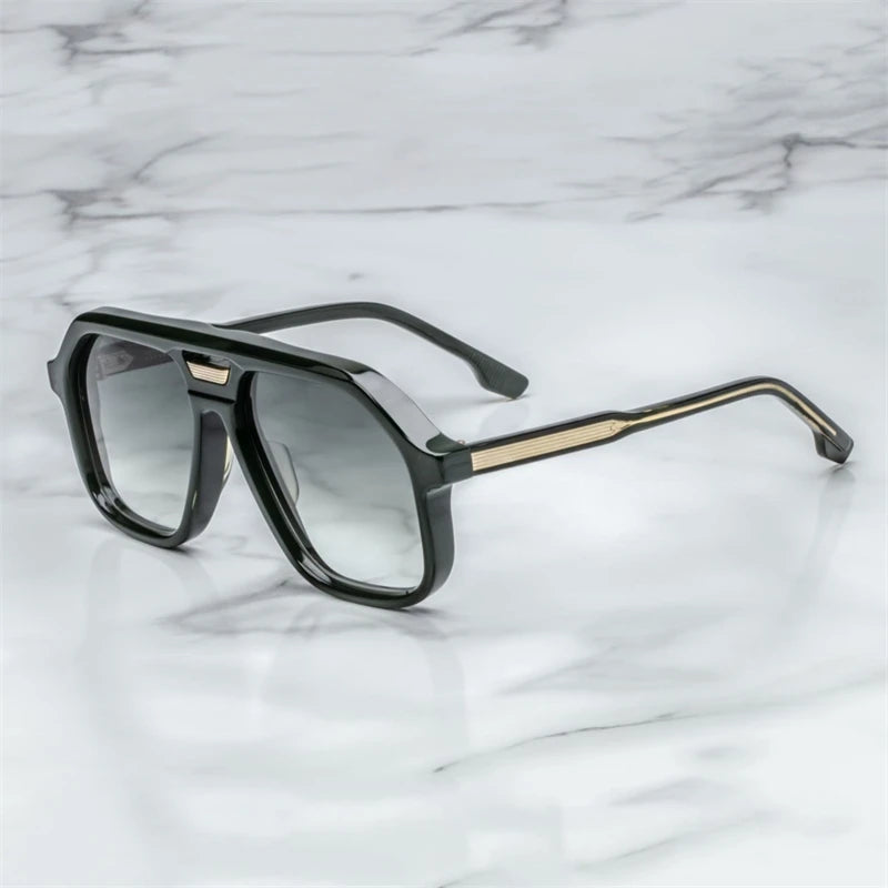 LMA 3408 Retro Round Luxury Brand Designer Oversized Shades CR39 Lens UV400 Polarized TR Frame Sunglasses Custom High Quality