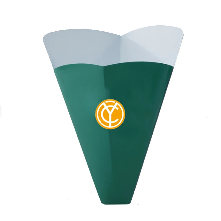 Custom logo Bubble Waffle Paper Cone Holder Disposable Egg Crepe Packaging Box