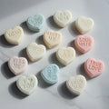 Wholesale Creative Eco-Friendly Food Grade Silicone 3D Valentine Geometric Heart Letter Candles Making Molds Free Sample