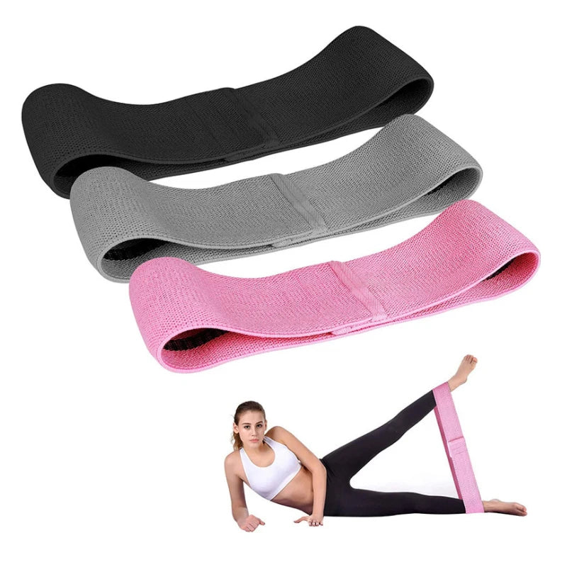 LOKI Custom Logo Yoga Gym Exercise Booty Band Hip Fabric Resistance Bands Set