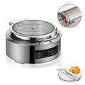 YITIAN Commercial Restaurant Stainless Steel Dry Type Electrical Heating Chaffing Dish Buffet Set Hotel Catering Food Warmer Set MegaBDM