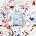 46pcs/box Lovely Foggy Forest Diary Decoration Stickers DIY Planner Scrapbooking Sealing Label Sticker  Stationery