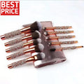 2025 Hot Selling Set De Brochas De Maquillaje Vegan Make up Brush Set Diamond Crystal Handle Makeup Brushes