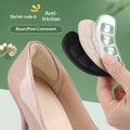 Pea Shaped 4D Massage Heel Stickers Thickened Anti Abrasion Anti Slip Self Adhesive Rear Heel Grip Pads Shoe Protectors