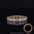 Starsgem U Setting Round 3mm Moissanite Wedding Ring