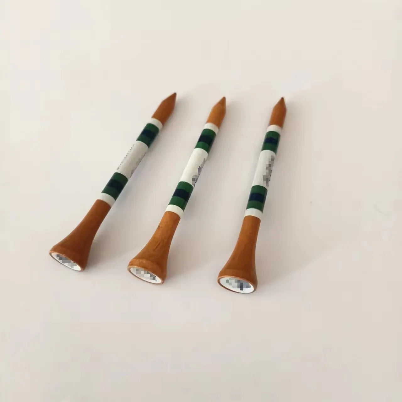 New 70/83MM Striped Wooden Golf Tee Bamboo Tee Ball Holder Accessories Colorful Court Accessories