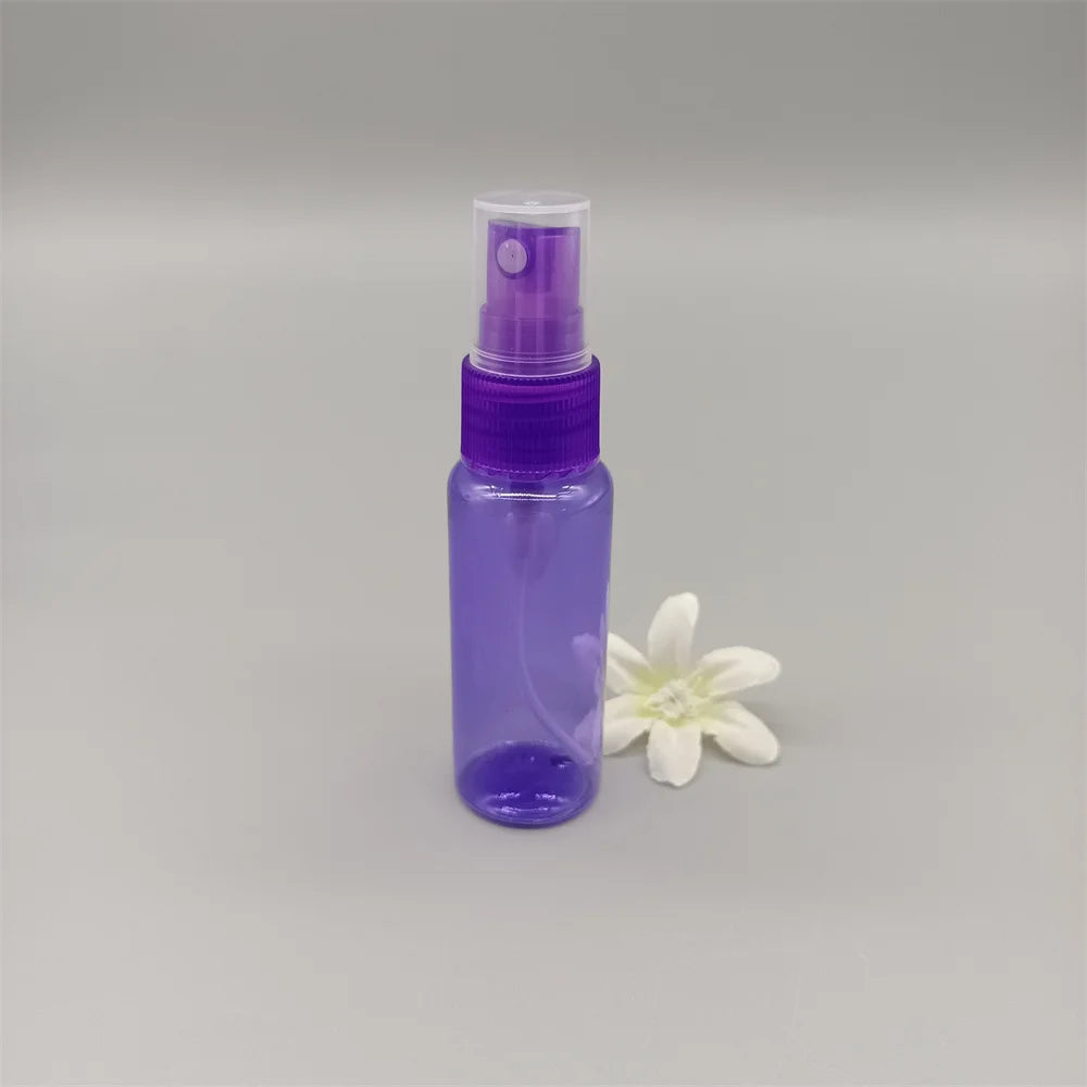 1oz 30ml PET Hard Material Plastic Empty Fine Mist Spray Bottle Refillable Perfume Cosmetics Setting Spray Packaging