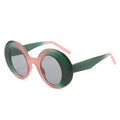 China Good Quality Women Round Sun Glasses Egg Frame Crazy Alien Sunglasses 2023