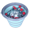 Hot Sale 10L Silicone Folding Plastic Lightweight Portable Bath Bucket Camping Travel Outdoor Storage Car Multi-Functional