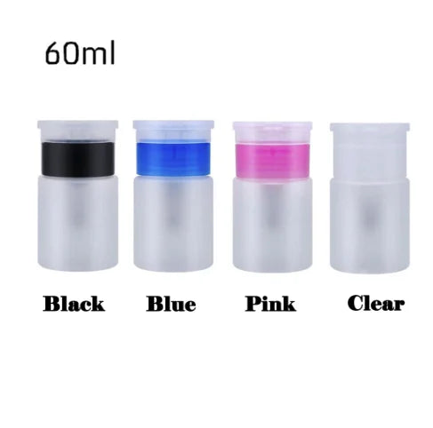 Nail Gel Polish Remover Cleaner Liquid Container 60ML Nail Art Dispenser Empty Bottle