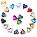 Wholesale Heart Shape Pointback Glass Stone Nail Rhinestones for Nail Art