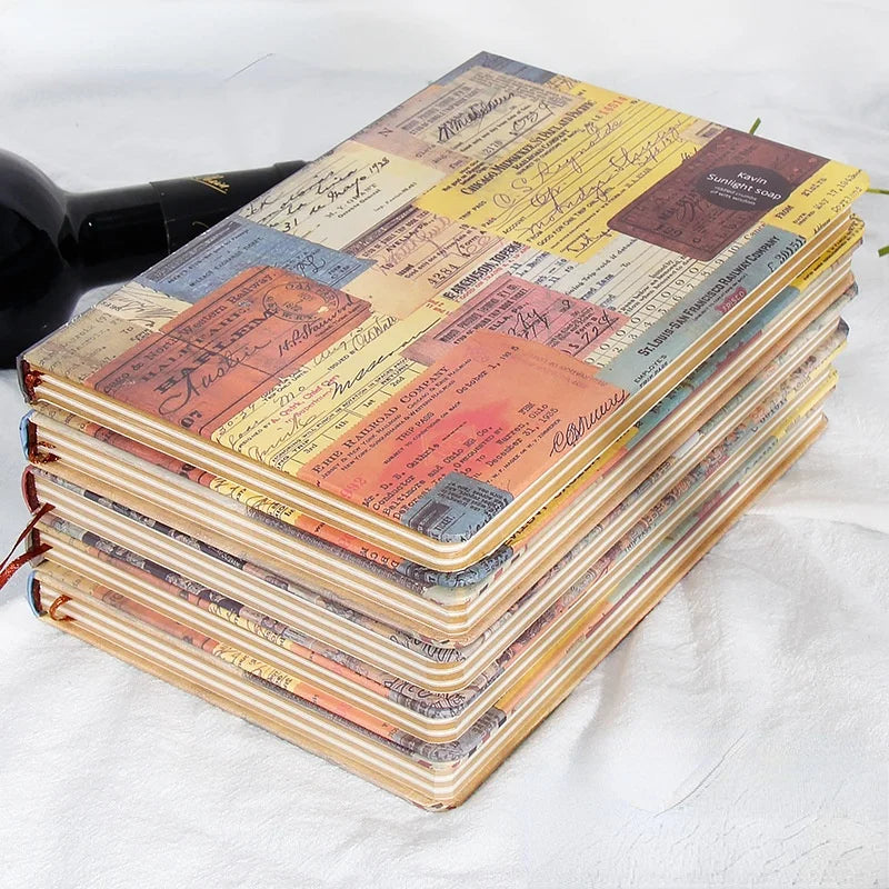 Creativity Retro A5 Hardcover Notebook Stylish Stationery for Students and Teachers Gift Made From Paper
