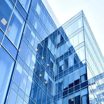 Aluminum Alloy Glass Built Frame Curtain Wall Exposed Hidden IGU Unit Insulating Low-E Facade System