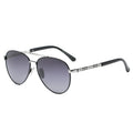 DOISYER Unisex UV400 Sun Glasses Fashion Metal Double Bridge Frame Sunglasses for Women Men Style Pilot Lenses Material Tac