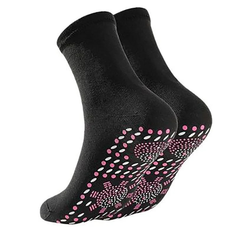 Factory Price Comfortable Hiking Skiing Non-Slip Socks Self Heated Tourmaline Magnetic Socks for Adult