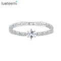 LUOTEEMI Wholesale Men Women Friendship Gifts Customization Crystal AAA Cubic Zircon Tennis Bracelets