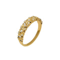 18K Gold AU750 Gold Natural VVS Moissanite Rings Fine Jewelry 18K Custom Yellow Pure Gold Ring