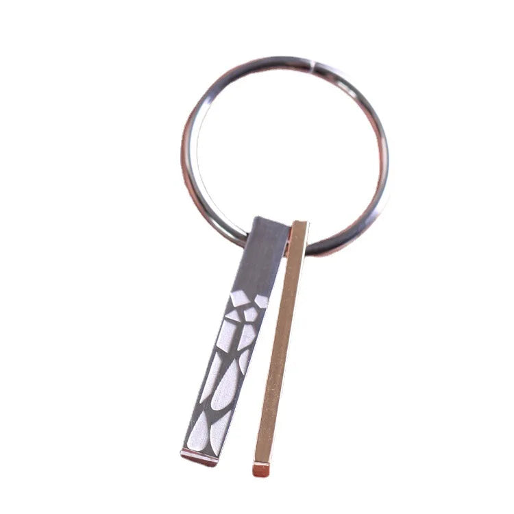Through Thick and Thin Keychain Friendship Best Friend Gift Long Distance Couple Keyring Sister Bridesmaid Tribe BFF Gift