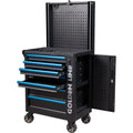 Special Designed 7-Drawer Premium Plastic Tool Box Adjustable Back Panel Garage Workshop Storage with OEM Customization Support