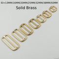 Solid Brass Triglide Buckle Clip Parts for Dog Leash Hardware Bag Premium Quality Hooks