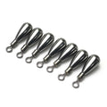 Tungsten Round Eye Fastach Sinker Bass Fishing Tear Drop Fishing Weight