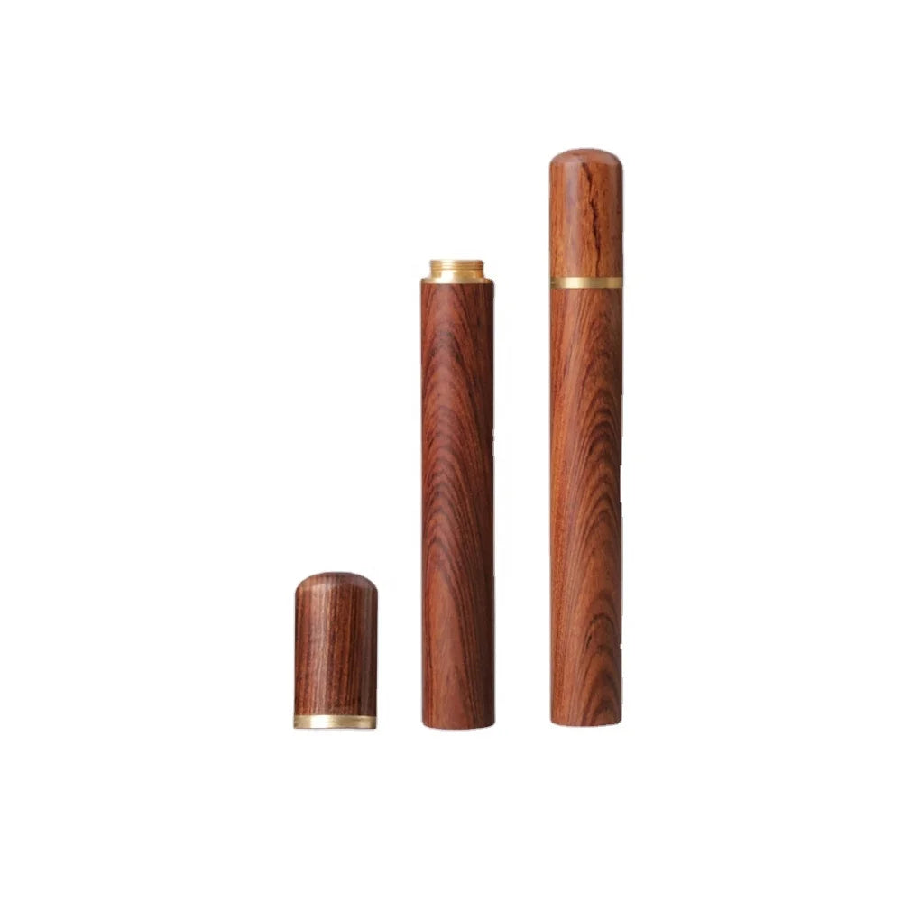 New Arrival Portable Cigar Humidor Wooden Cigar Case Box Smell Proof  Storage Tube