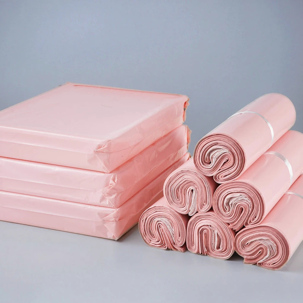 28*42cm/11*16.5 Inch Pink Mailing Poly Postal Satchel Self Seal Bags Courier Shipping Envelopes Packaging Clothing Mailing Bag