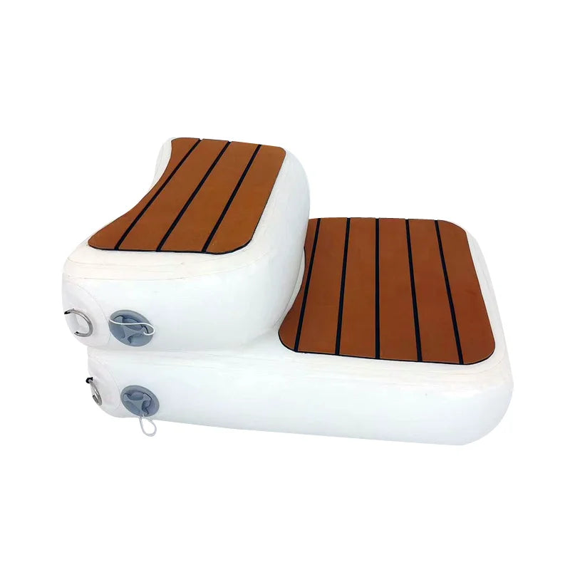 ICEGALAX Best Portable Cold Plunge Tub Accessories Portable Foldable Inflatable Stair With Anti-Slip Eva Inflatable Steps