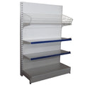 Hot China Single Side Supermarket Shelf Light Duty Metallic Store Shelves Wholesale Groceries Rack