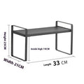 Stable Durable Carbon Steel Combination Storage Rack for Kitchen Supplies Multifunctional Lower Sink Seasoning Dinnerware