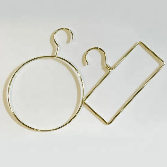 Wholesale Metal Alloy Tie Towel Storage Rack Non-slip Iron Round Ring Hanger Hijab Accessories Fashion Muslim Hijab Scarf Hanger