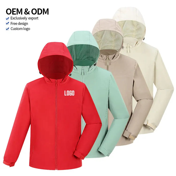 Men Winter Waterproof Coat Solid Color Breathable Outdoor Warm Work Jacket Hooded Men's Jacket Coat