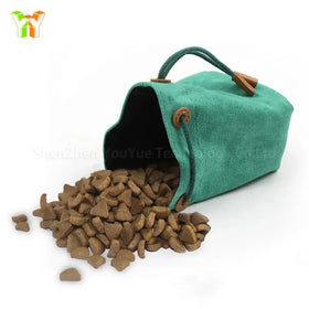 Wholesale Handmade Multi Colors Canvas Treat Bag for Dogs Snack Bag Treat Pouch for Dog Pets for Leash