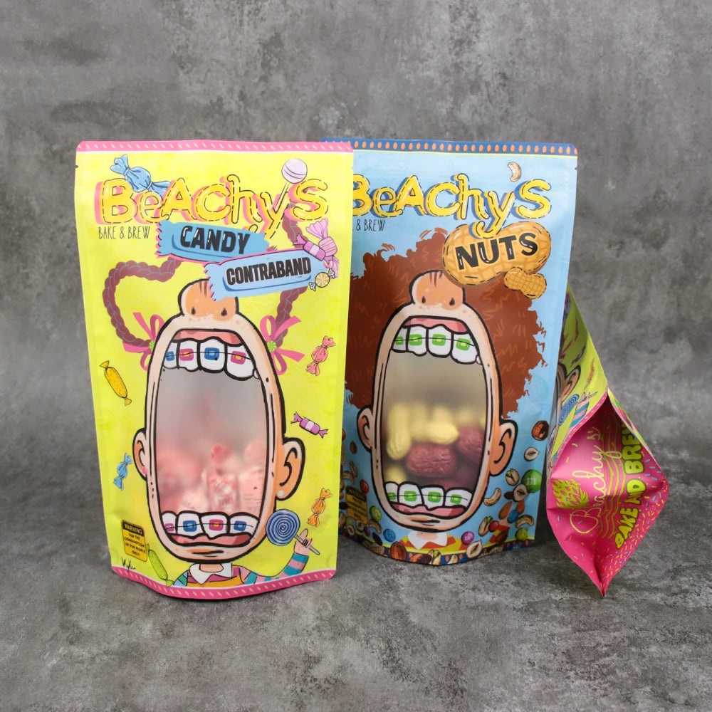 Custom Print Mylar Bag for Candy Digital Print Food Plastic Bag Child Proof Zip Bag Mylar Pouch Packaging Custom Logo Printed