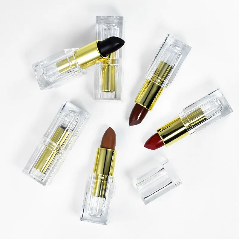Wholesale Womens Orginal Pastel Lipstick Transparent Lipgloss Tube High End Lipstick Customizable Lip Gloss Personalizados