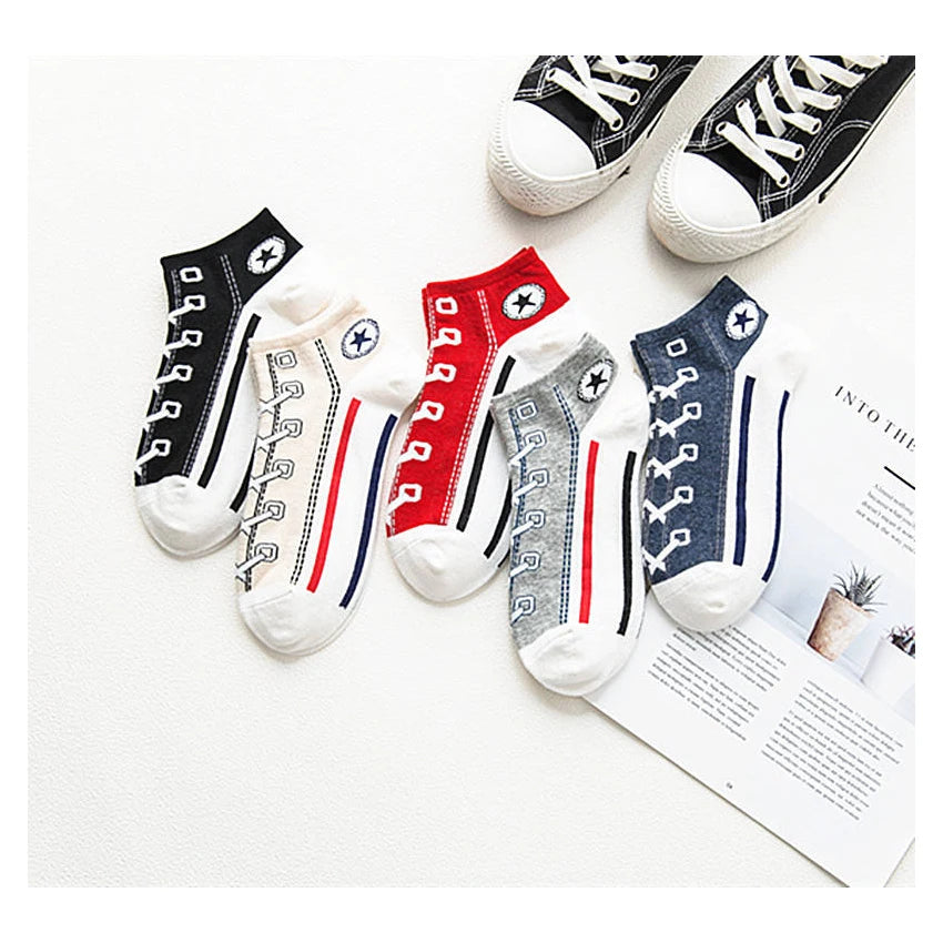 Factory Manufacture Various Novelty Low Cut Cotton Sock Sneakers Women Socks Sport