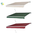 Outdoor Aluminum Alloy Retractable Awning Manual Electric Retractable Awning Folding Awning Terrace