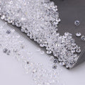High Grade 5A Round White Casting CZ 1mm 3mm Mineral Gemstones Cubic Zirconia for Silver Jewelry