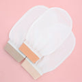 Custom Logo Wholesale Silk Exfoliating Glove Eco-Friendly Beauty Bath Glove Mitt Remove Dead Skin